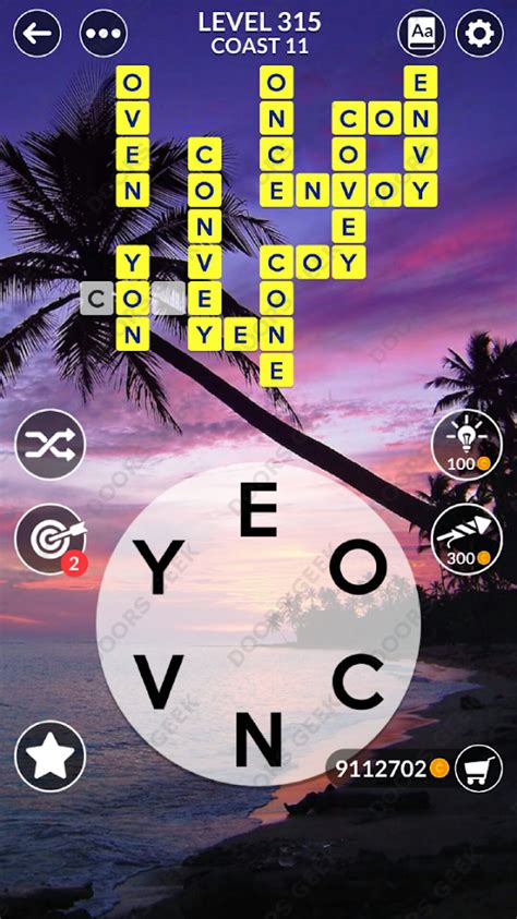 Wordscapes Level 315 .